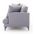 Hedlunda 3-Sitzer XL-Sofa - Grau + Mbelpflegeset fr Textilien