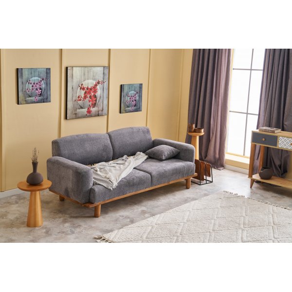 Reims 3-Sitzer-Sofa - Grau