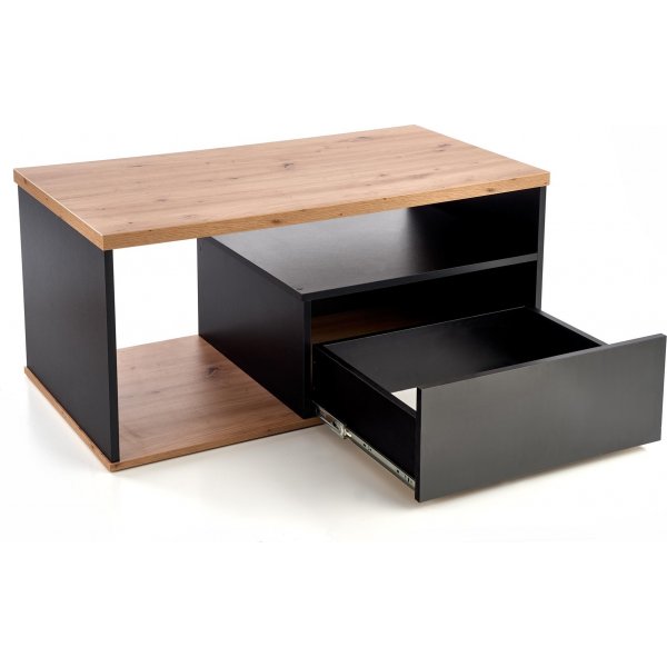 Anselmo Couchtisch 110 x 60 cm - Schwarz