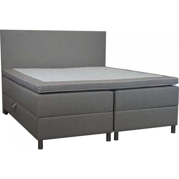 Akzentbett mit Stauraum - 160 x 200 cm - Beige
