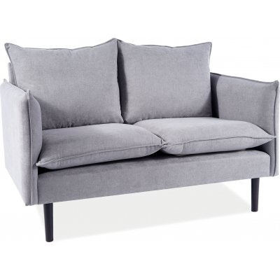 Flora 2-Sitzer-Sofa - Grauer Samt