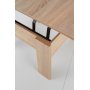 Serafin ausziehbarer Couchtisch 80-160 cm - Sonoma Eiche