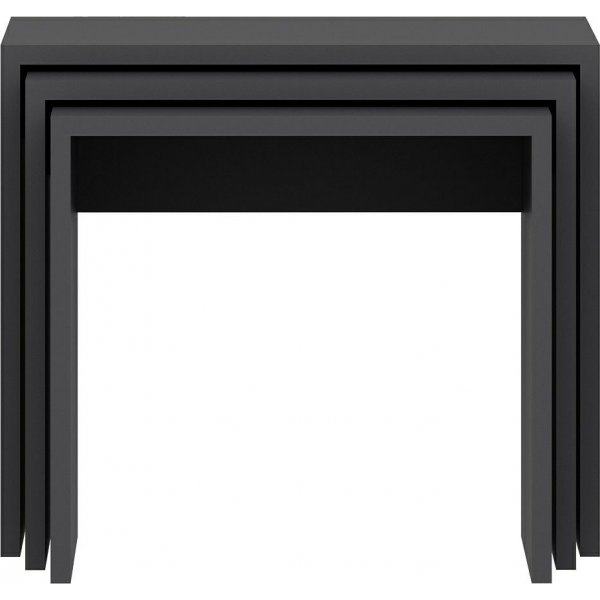 Nebes Tisch 45/50/55 x 36/38/40 cm - Anthrazit