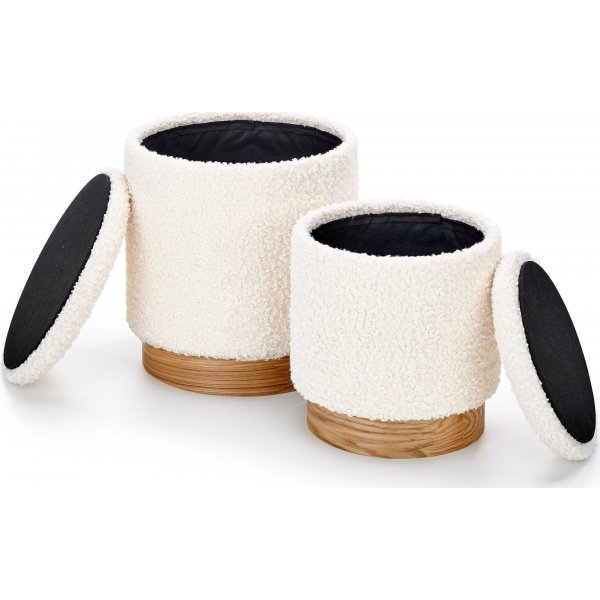 Quintana Hocker - Cremeweiß Quintana Hocker - Cremeweiß