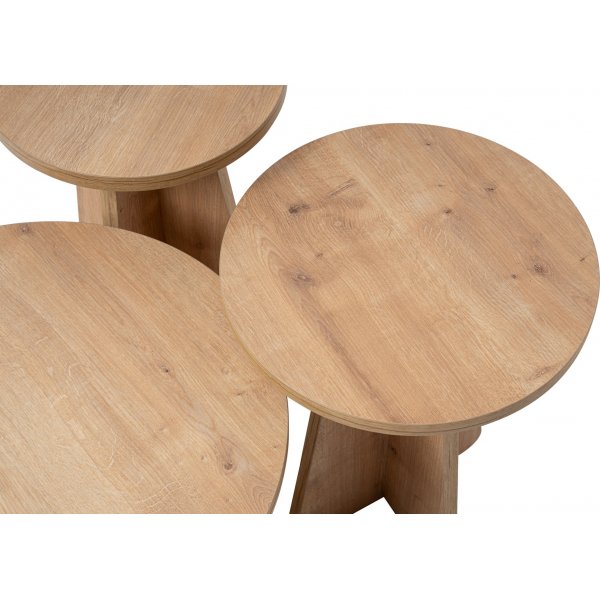 Lume Couchtisch-Set - Saphireiche Lume Couchtisch-Set - Saphireiche