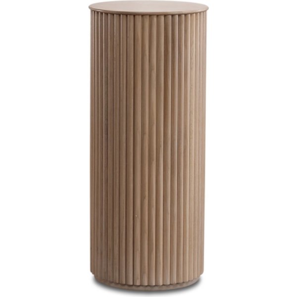 Cylinder Piedestal - Whitewash