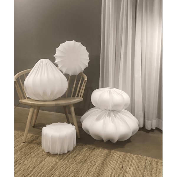 Rosa Deckenlampenschirm - Wei� - 60 cm