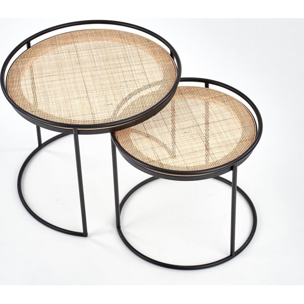 Utara Couchtisch Ø41/51 cm - Schwarz Utara Couchtisch Ø41/51 cm - Schwarz