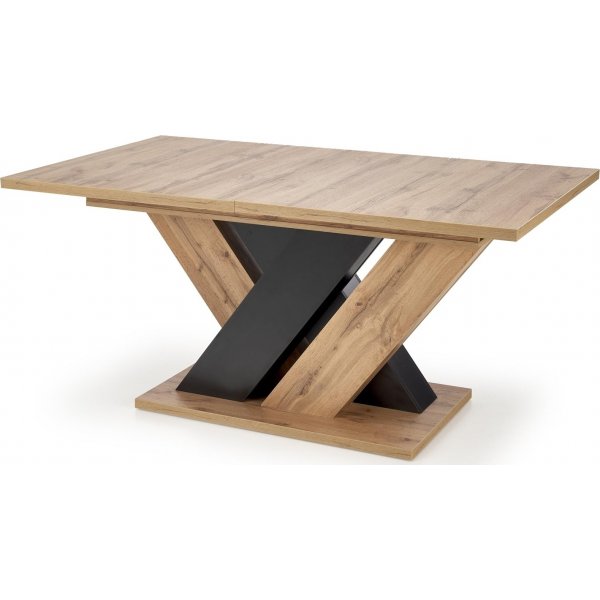 Brandon Esstisch 160-200 x 90 cm - Wotan-Eiche/Schwarz Brandon Esstisch 160-200 x 90 cm - Wotan-Eiche/Schwarz