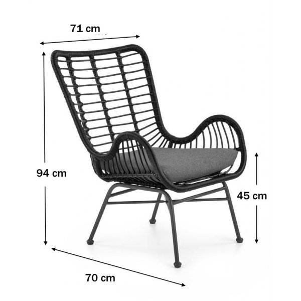Minos-Sessel - Schwarz Minos-Sessel - Schwarz