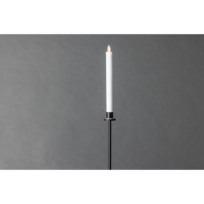 Hogehall LED-Kerzenstnder H79 cm - Schwarz/Wei