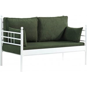 Manyas 2-Sitzer Outdoor-Sofa - Wei/Grn