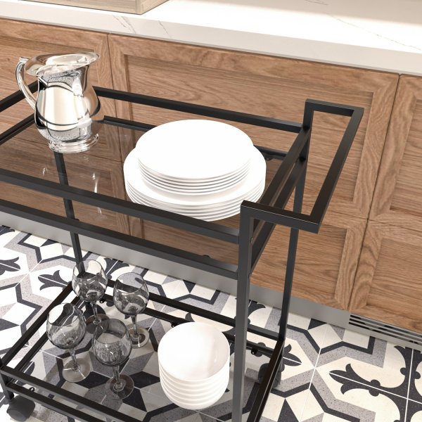 Vortex Servierwagen - Schwarz