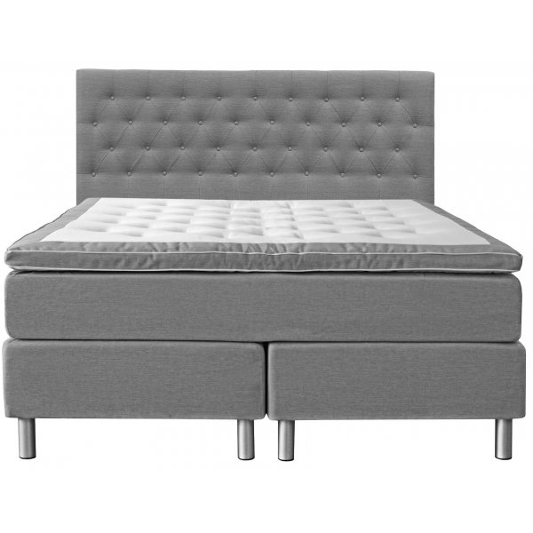 Nova Kontinentalbett 7-Zonen-Tasche (Grau) inklusive Kopfteil - Beliebige Breite Nova Kontinentalbett 7-Zonen-Tasche (Grau) inklusive Kopfteil - Beliebige Breite