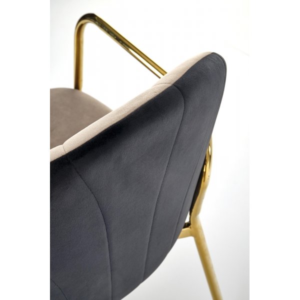 Cadeira Esszimmerstuhl 500 - Beige/Schwarz Cadeira Esszimmerstuhl 500 - Beige/Schwarz