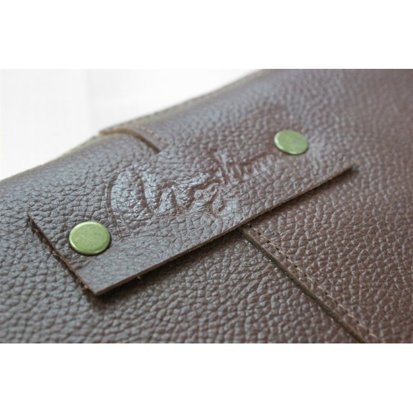 Svea quadratische Stuhlauflage aus Leder - Braun Svea quadratische Stuhlauflage aus Leder - Braun