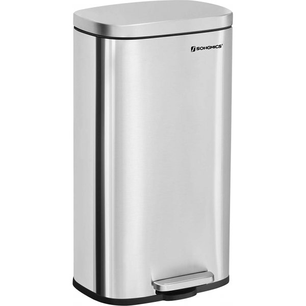 Totte Mlleimer 30 l - Silber