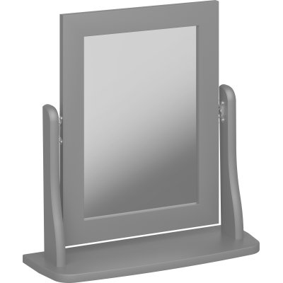 Barocker Tischspiegel - Grau