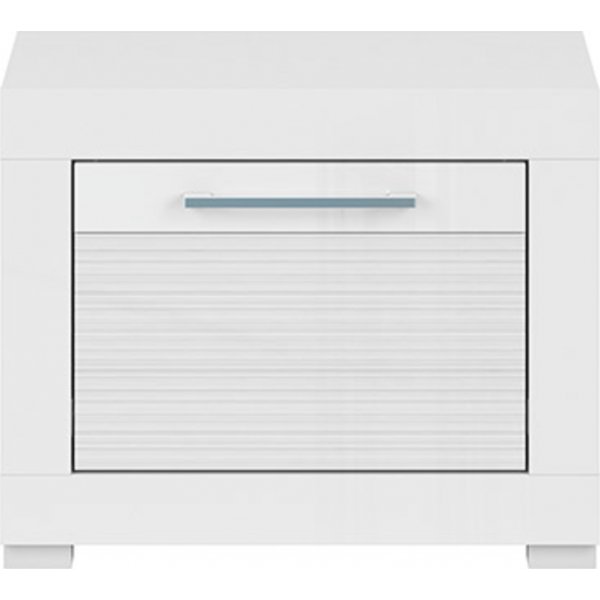 Flames Nachttisch - Wei