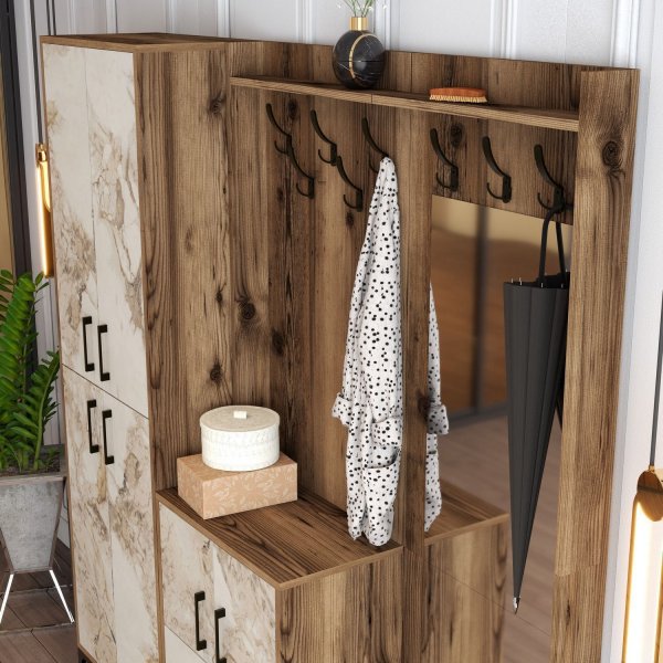 Berliner Flurmbel abc - Nussbaum/weier Marmor