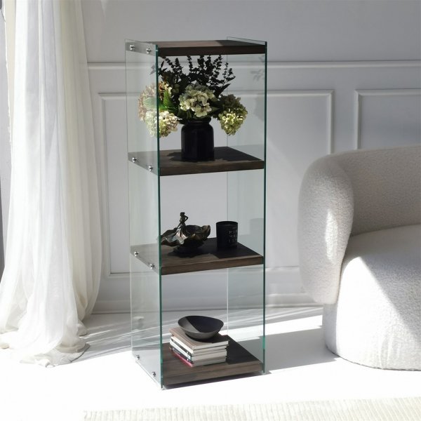 Hohes Aqua-Bücherregal - Anthrazit Hohes Aqua-Bücherregal - Anthrazit