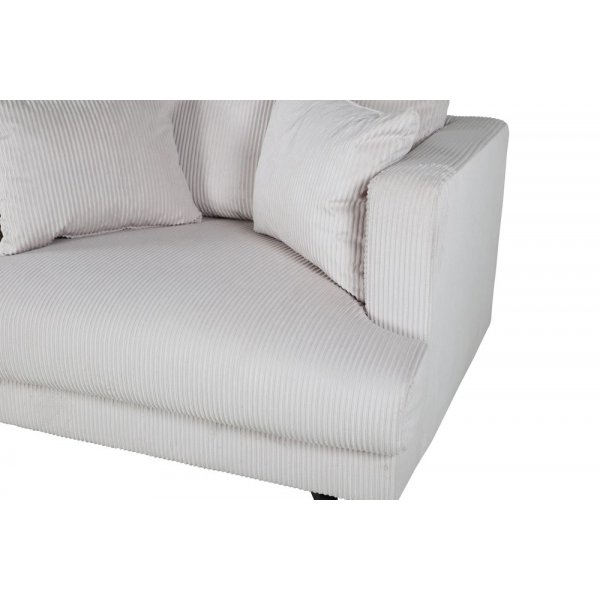 Hedlunda Sessel - Beige Kordsamt + Textilreinigung fr Mbel