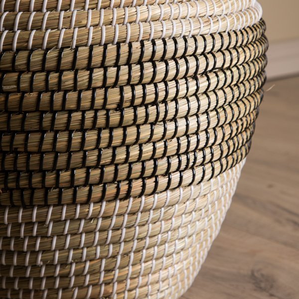 Chennai-Korb 33 cm - Beige/Seegras