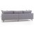 Hedlunda 3-Sitzer XL-Sofa - Grau + Fleckentferner fr Mbel