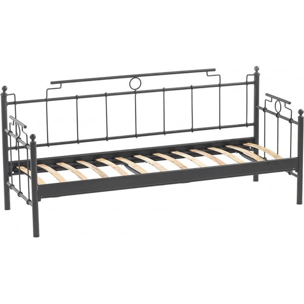 Hampus 3-Sitzer Outdoor-Sofa - Schwarz/Anthrazit + Textilreinigung fr Mbel