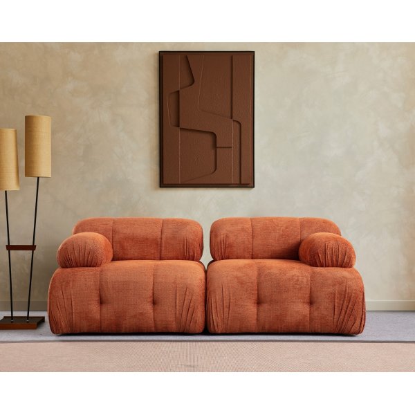 Petite 2-Sitzer-Sofa - Orange Petite 2-Sitzer-Sofa - Orange