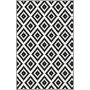 Intersect-Teppich 120 x 180 cm - Schwarz/Wei