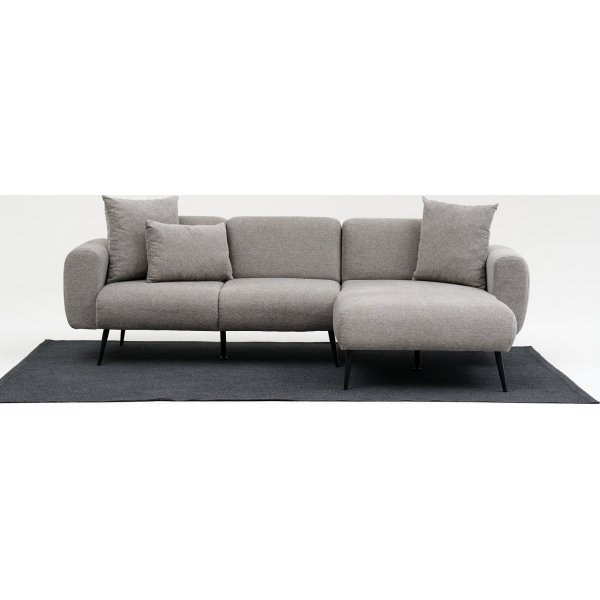 Seitensofa rechts - Hellgrau