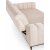 Elfenbein 3-Sitzer-Sofa - Creme