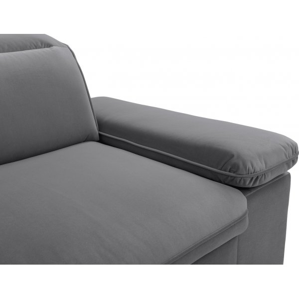 Darby Ecksofa links - Grau