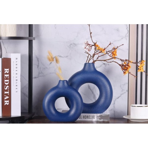 Buco Vase - Dunkelblau Buco Vase - Dunkelblau