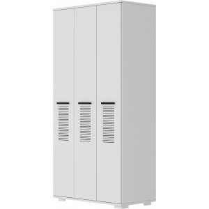 Asimo Kleiderschrank 90 x 45 x 183 cm - Wei