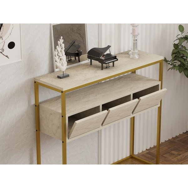 Guarda Konsolentisch - Travertin