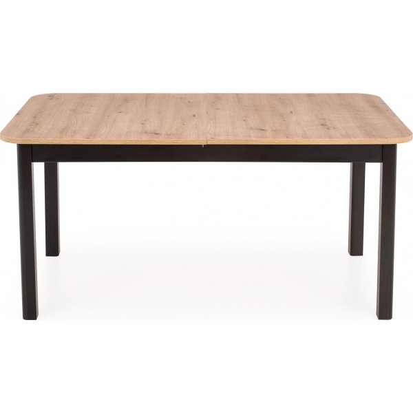 Bloom ausziehbarer Esstisch 90x160-240 cm - Eiche / Schwarz Bloom ausziehbarer Esstisch 90x160-240 cm - Eiche / Schwarz