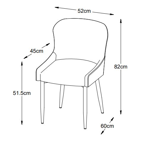 Boss Esszimmerstuhl aus gelbem Boucl�-Stoff