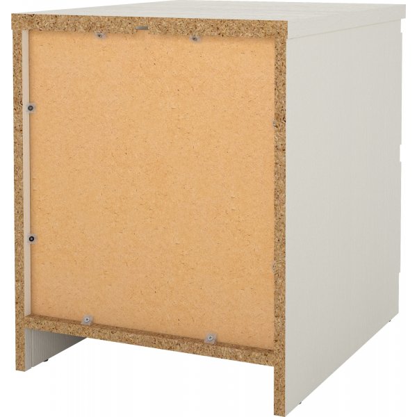 Naia Nachttisch 2 - Weiße Asche Naia Nachttisch 2 - Weiße Asche