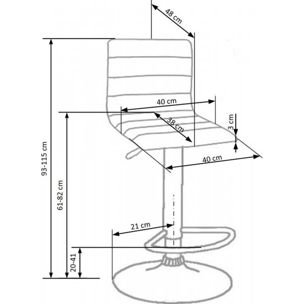Mattie Barhocker - Cremeweiß Mattie Barhocker - Cremeweiß