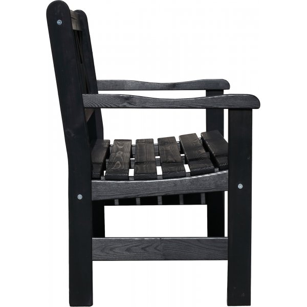 Europa Gartenbank 2-Sitzer - Schwarz