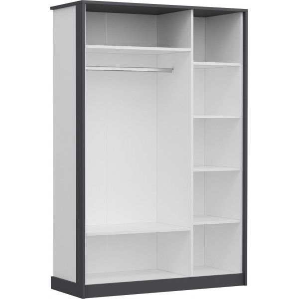 Garderobe Life - Anthrazit/Wei