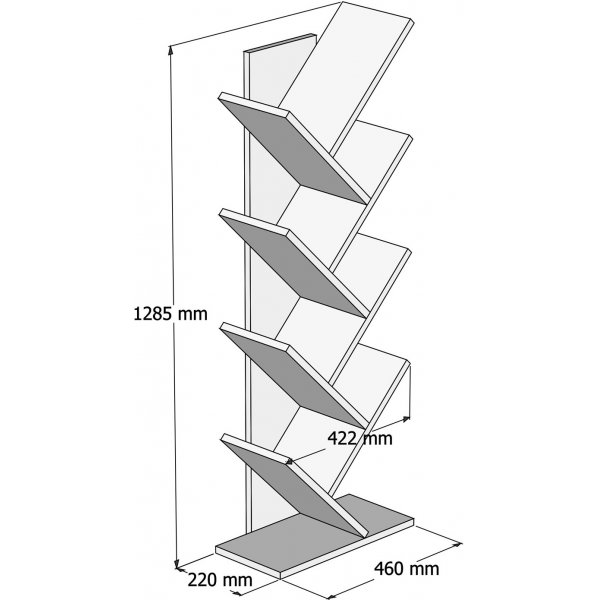 Hilma B�cherregal - Wei�