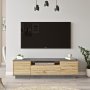 Luvio Medienbank 4 - Silber/Wei