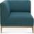 Snug Sessel - Optionale Farbe des Rahmens und der Polsterung