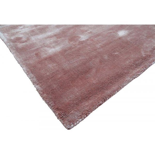 Viskoseteppich Bryan - Altrosa Viskose