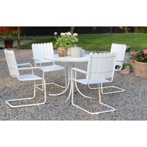 Kivik Esstisch inkl. 4 Stühle - Weiß