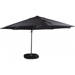 Verstellbarer Sonnenschirm Leeds 350 cm - Schwarz