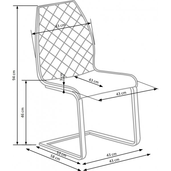 Dollie Esszimmerstuhl - Beige/Braun Dollie Esszimmerstuhl - Beige/Braun